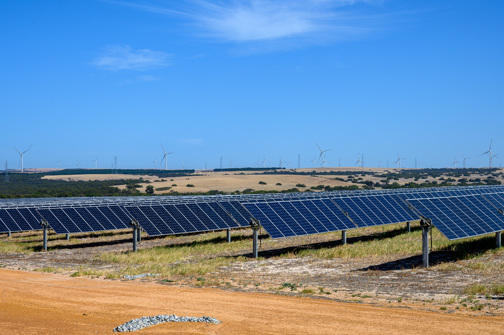 wind and solar farms
